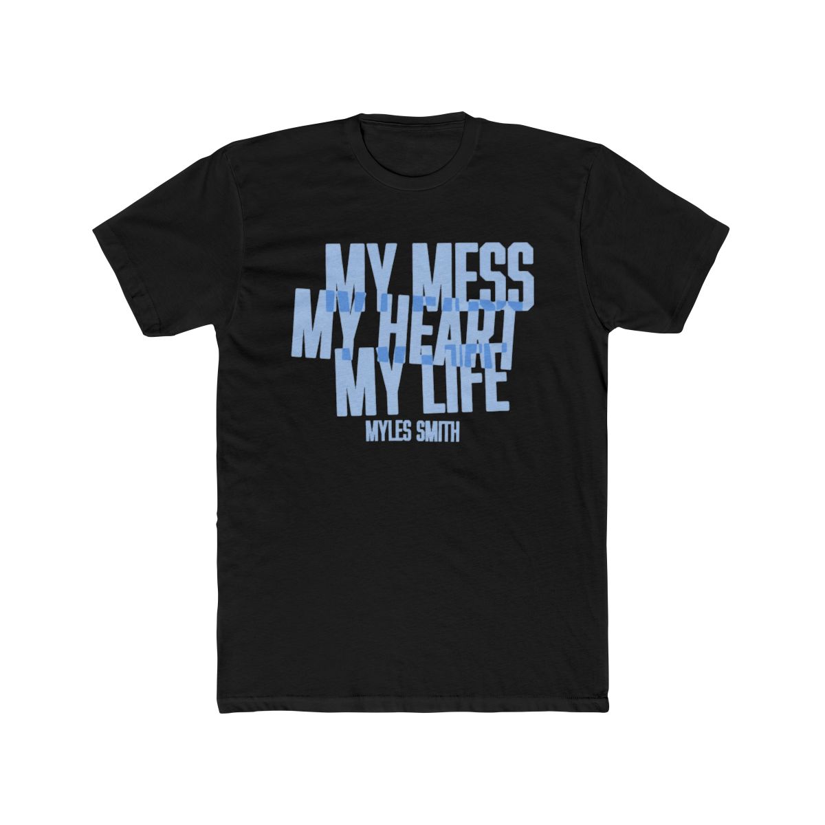 My Mess, My Heart, My Life. | Ivory Album T Shirt | Myles Smith - Official T-Shirts merchandise
